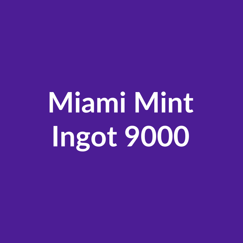 Alibarbar Ingot 9000 - Miami Mint