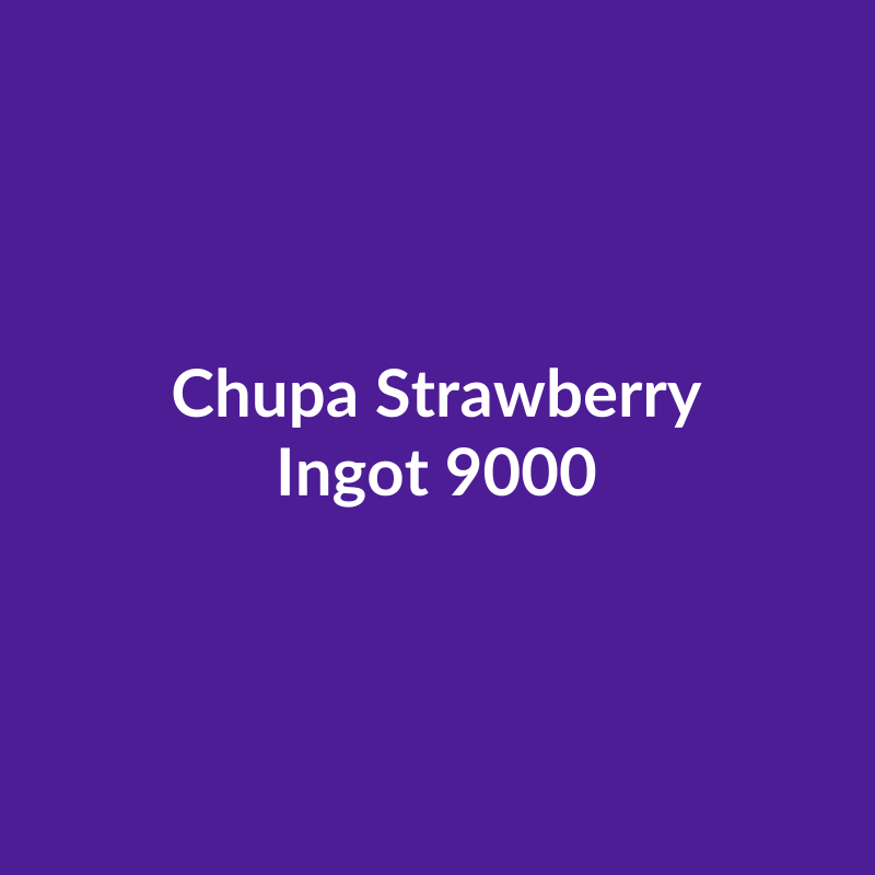 Alibarbar Ingot 9000 - Chupa Strawberry